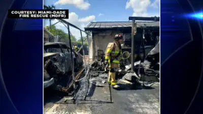 Family’s dog dies after fire ignites in SW Miami-Dade home