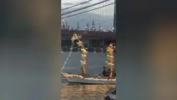 Turbulent waters may have contributed to Mexican tall ship’s crash into Brooklyn Bridge that killed 2 sailors